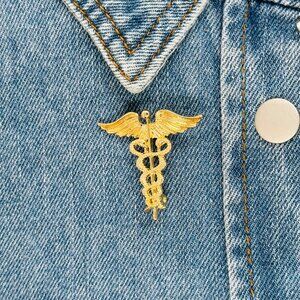 🤩Pin Staff of Hermes Caduceus Medical Doctor Symbol of Medicine Medical Broch🤩